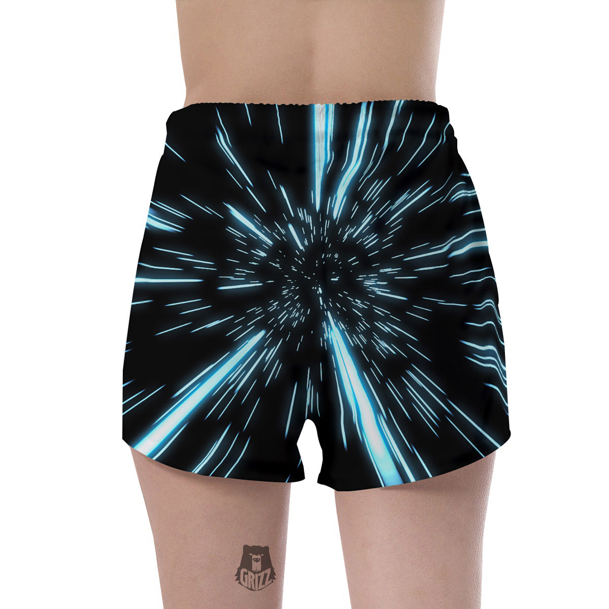 Lightspeed Blue Print Women's Shorts-grizzshop