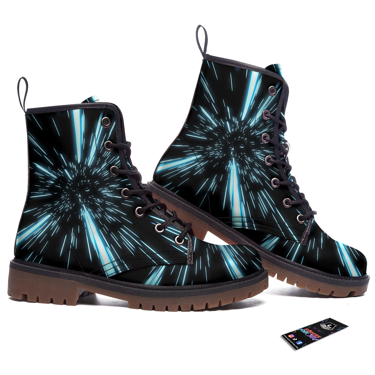 Lightspeed Blue Print Work Boots-grizzshop