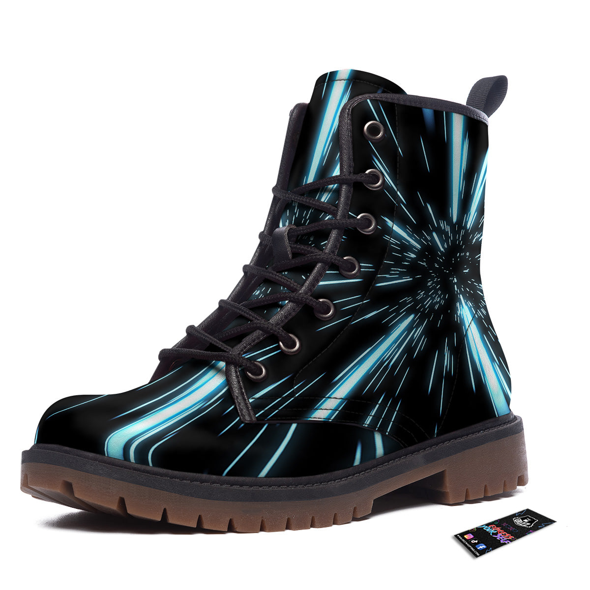 Lightspeed Blue Print Work Boots-grizzshop