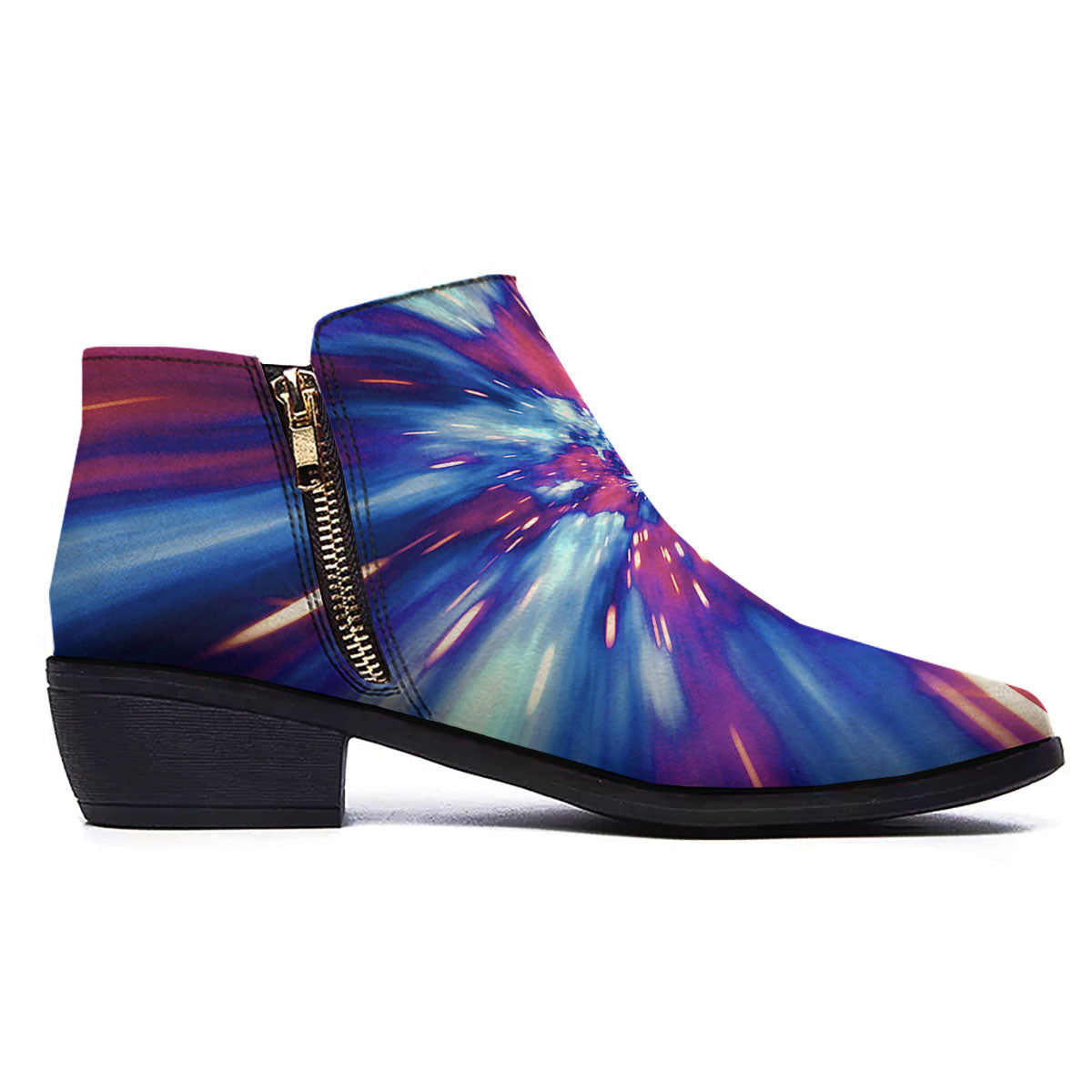 Lightspeed Galaxy Print Ankle Boots-grizzshop