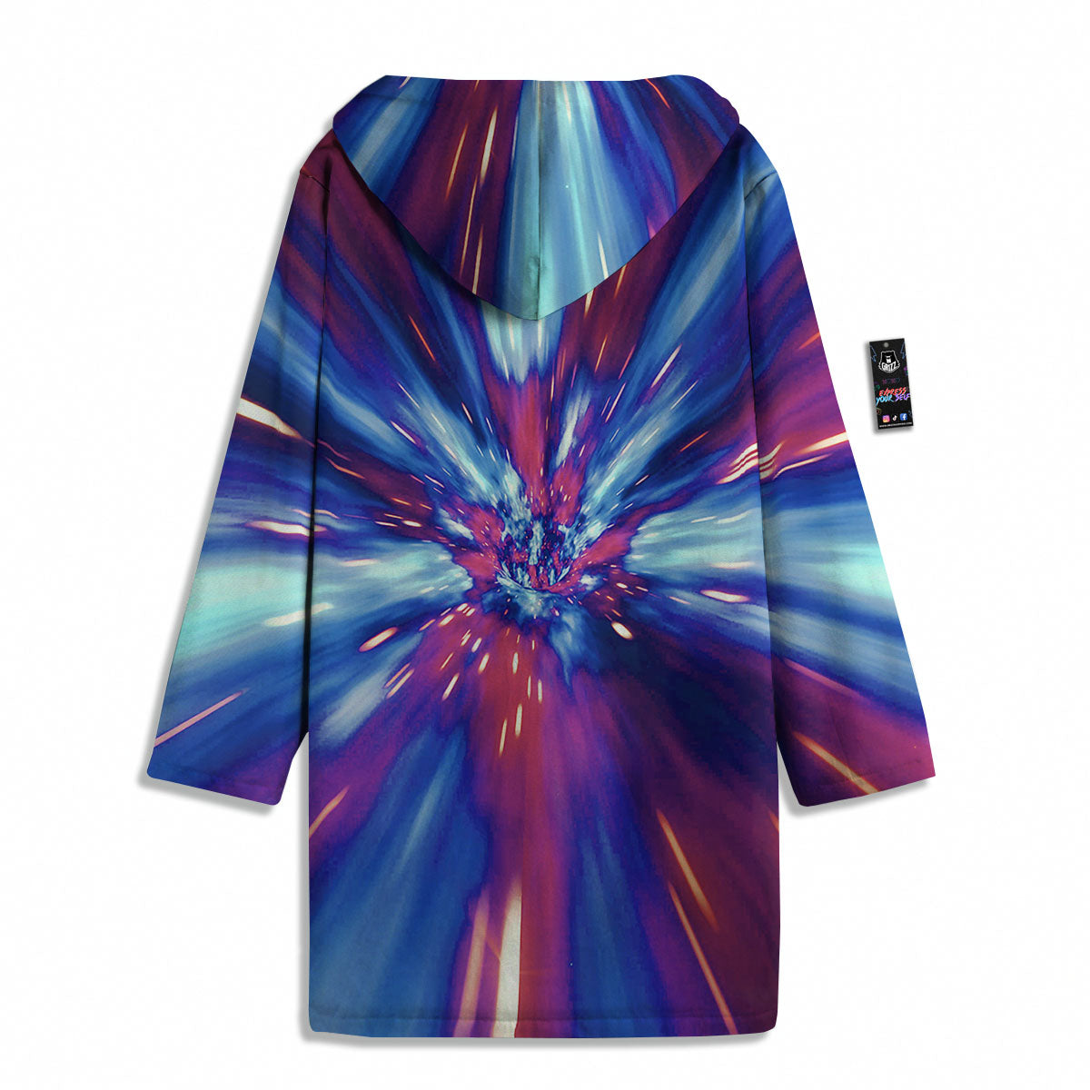 Lightspeed Galaxy Print Men's Windbreaker Jacket-grizzshop