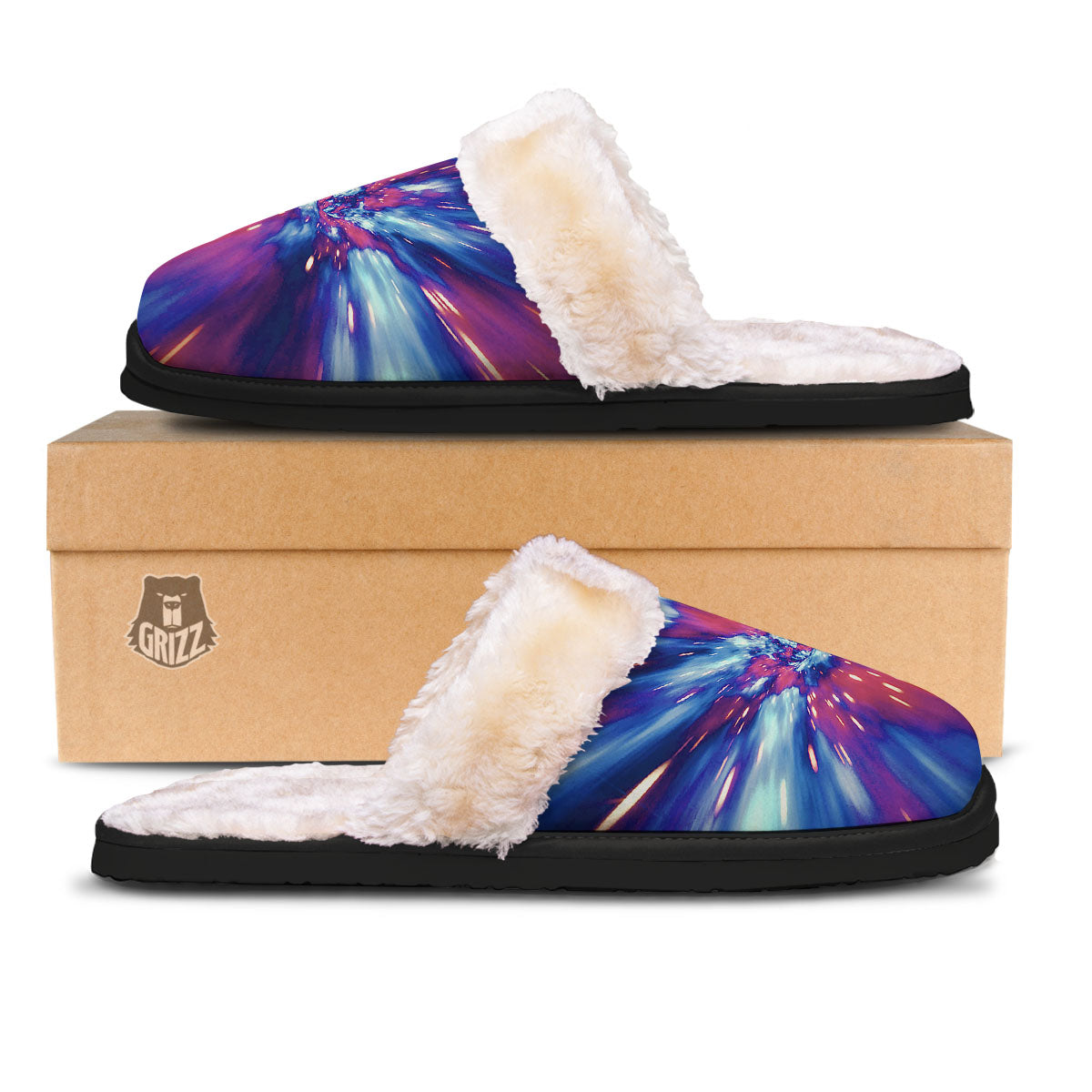 Lightspeed Galaxy Print Slippers-grizzshop