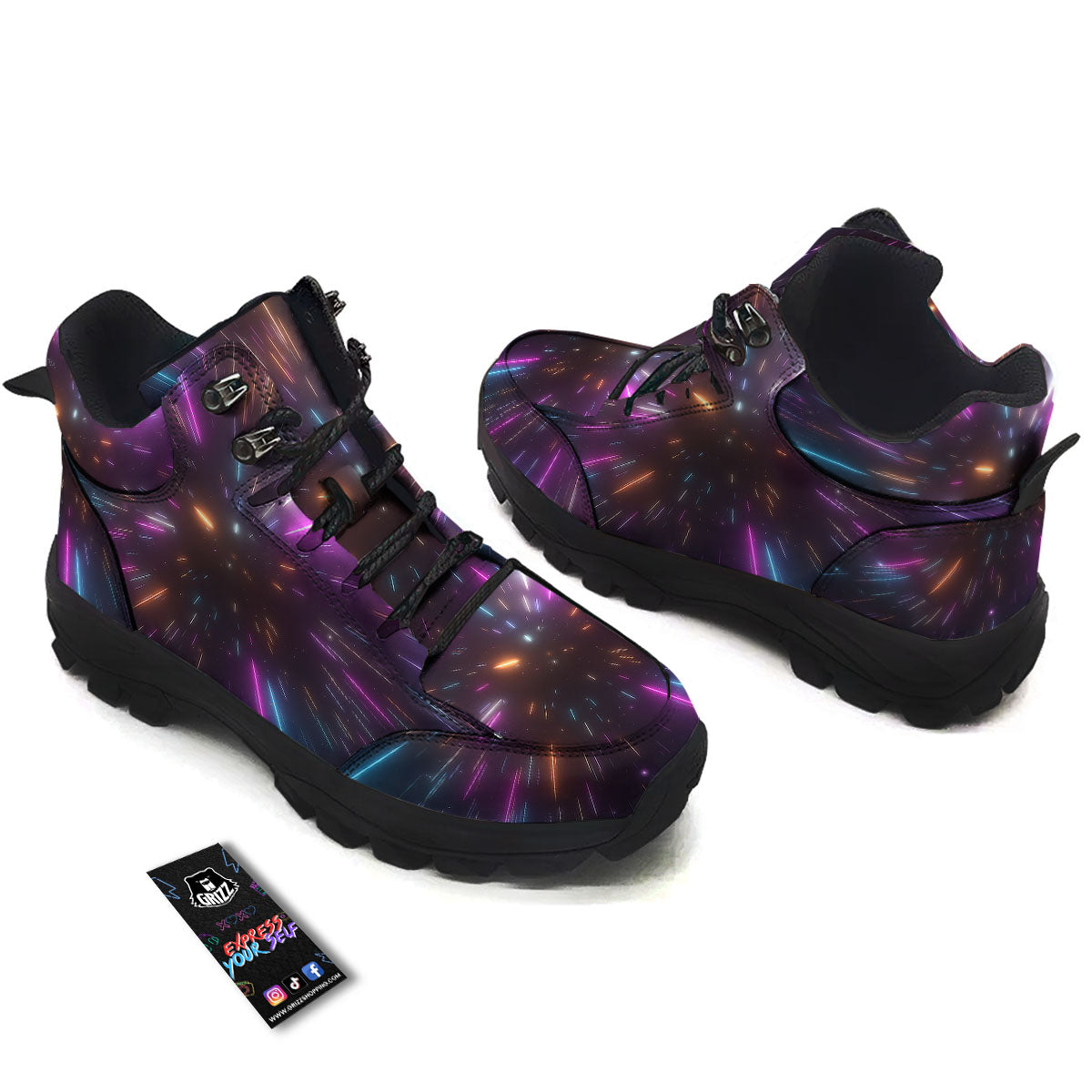 Lightspeed Hyperspace Print Hiking Shoes-grizzshop