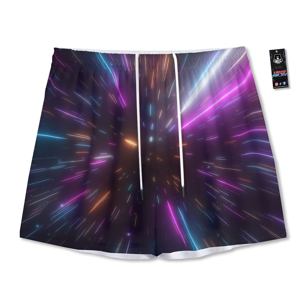 Lightspeed Hyperspace Print Mesh Shorts-grizzshop