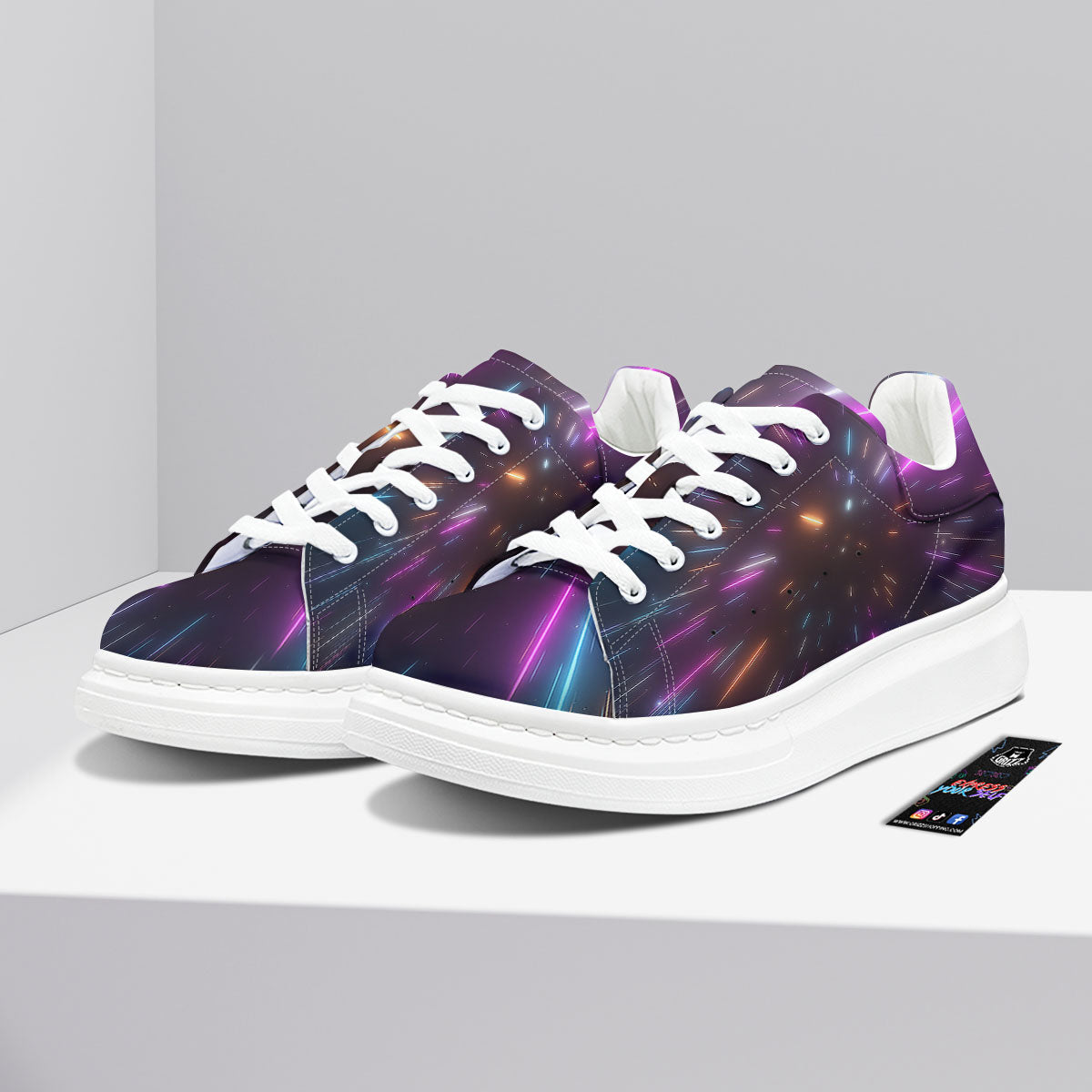 Lightspeed Hyperspace Print Platform Shoes-grizzshop