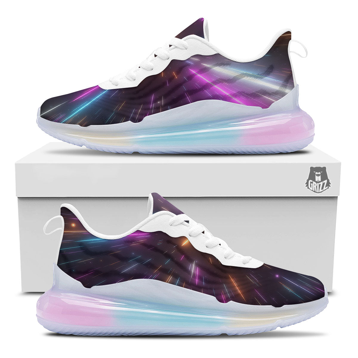 Lightspeed Hyperspace Print Running Sneakers-grizzshop