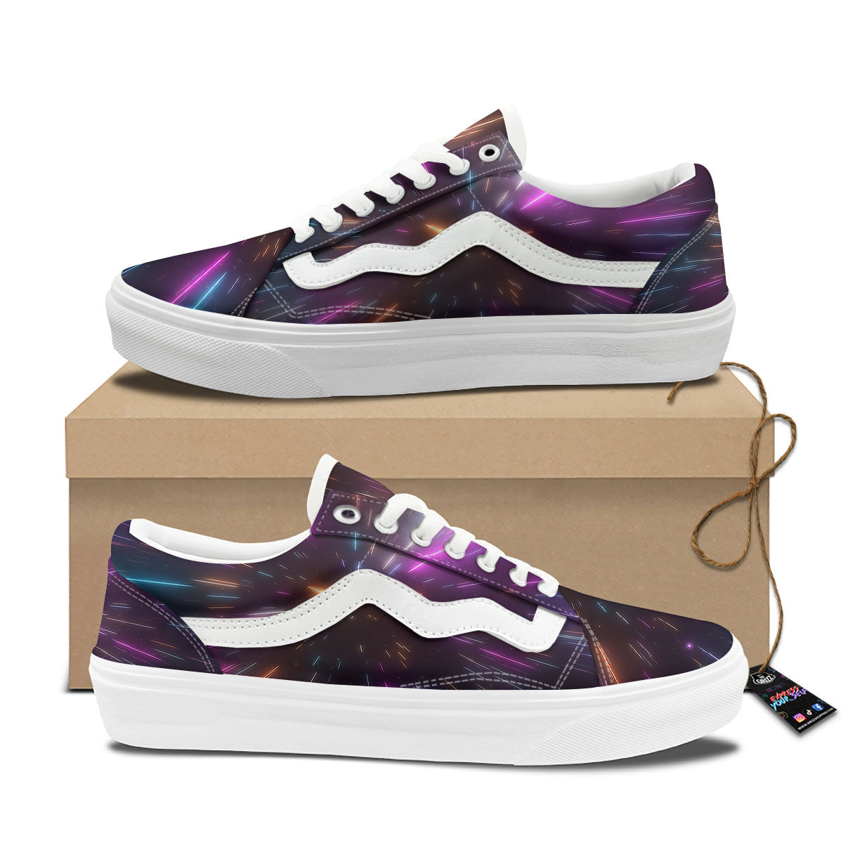 Lightspeed Hyperspace Print Skate Shoes-grizzshop
