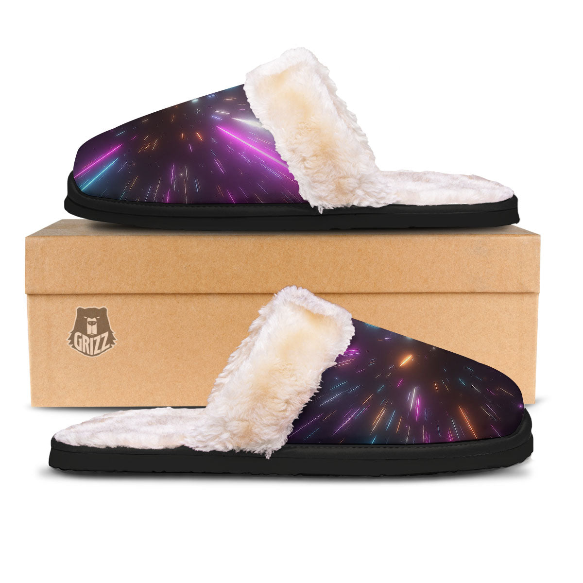 Lightspeed Hyperspace Print Slippers-grizzshop