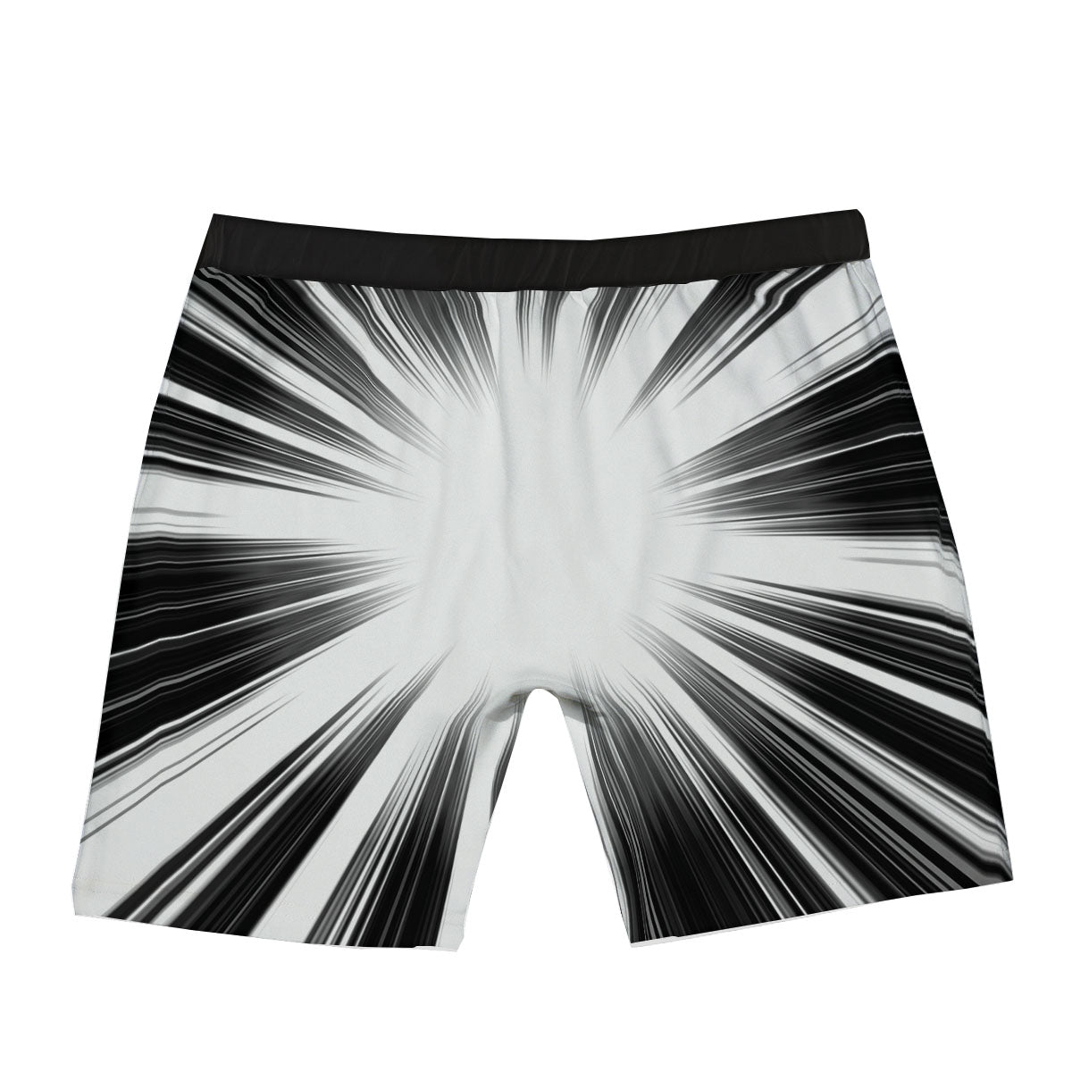 Lightspeed White And Black Print Boxer Briefs-grizzshop