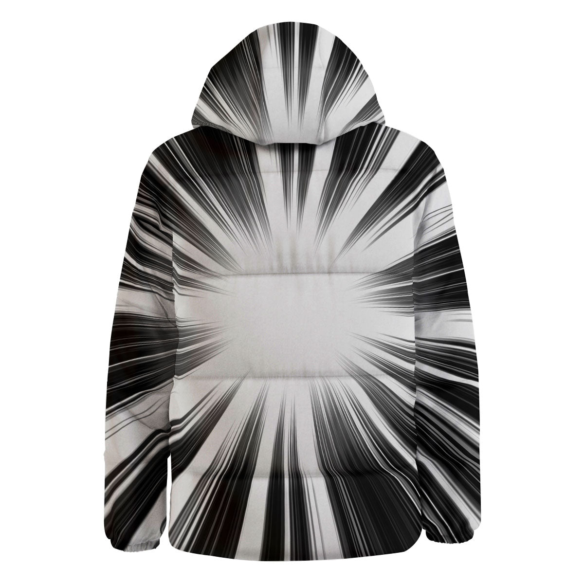 Lightspeed White And Black Print Down Jacket-grizzshop