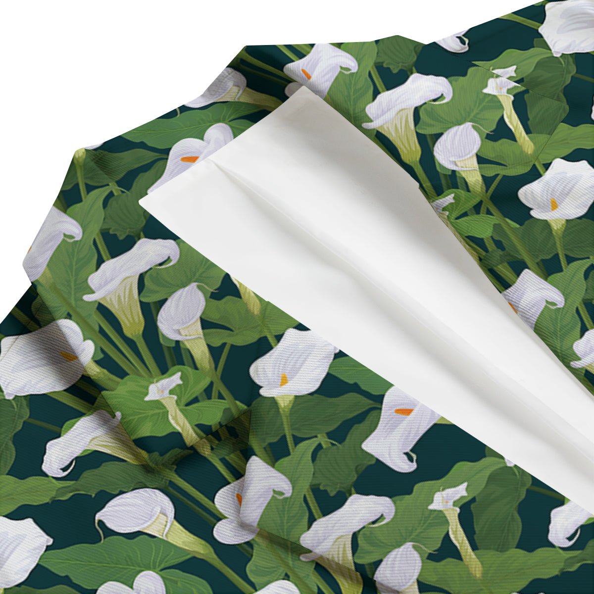 Lily Exotic Print Pattern Men's Blazer-grizzshop