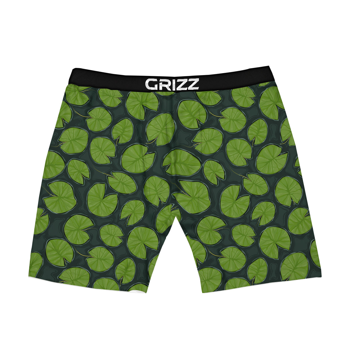 Lily Pads Water Print Pattern Boxer Briefs-grizzshop