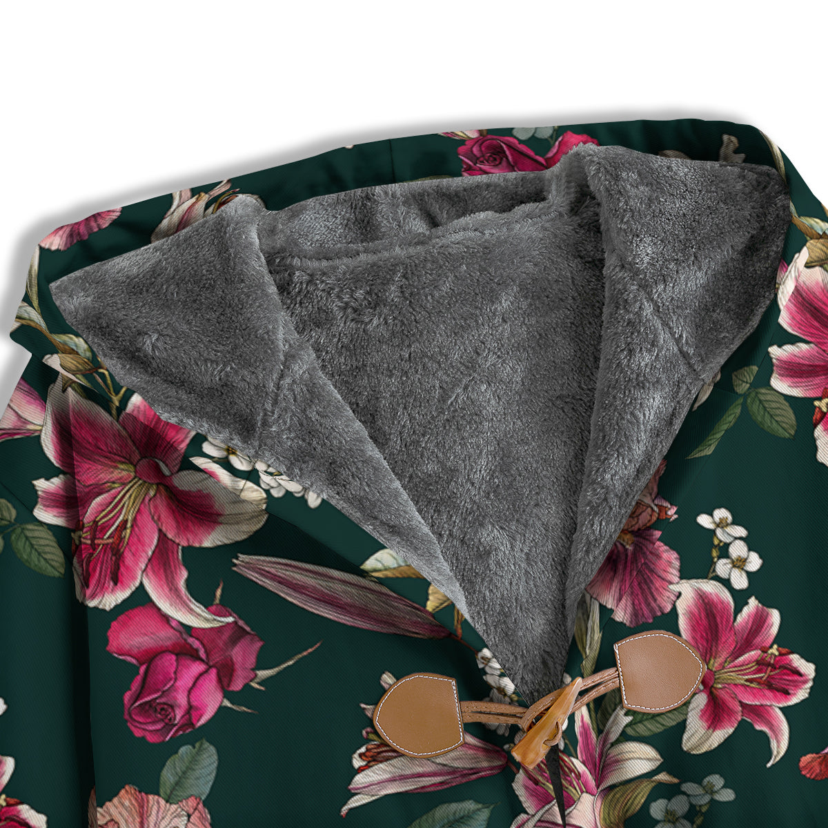 Lily Tropical Watercolor Print Pattern Men's Windbreaker Jacket-grizzshop