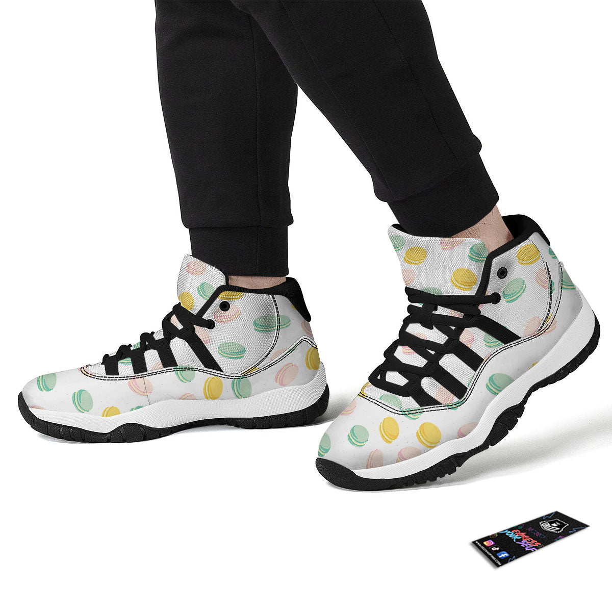 Lily Water Cute Print Pattern Black Bball Shoes-grizzshop