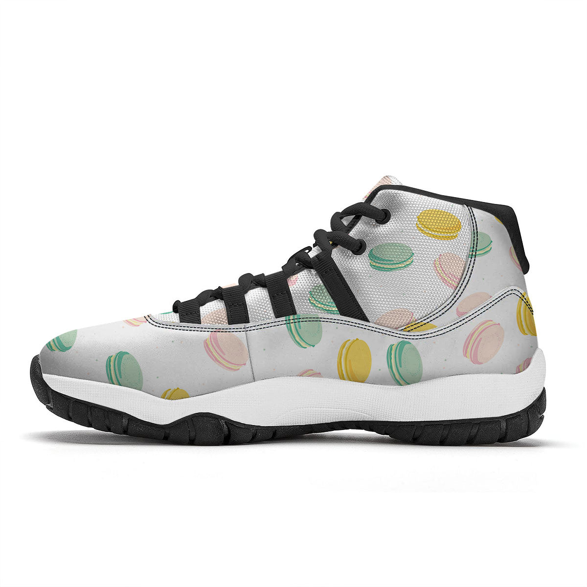 Lily Water Cute Print Pattern Black Bball Shoes-grizzshop