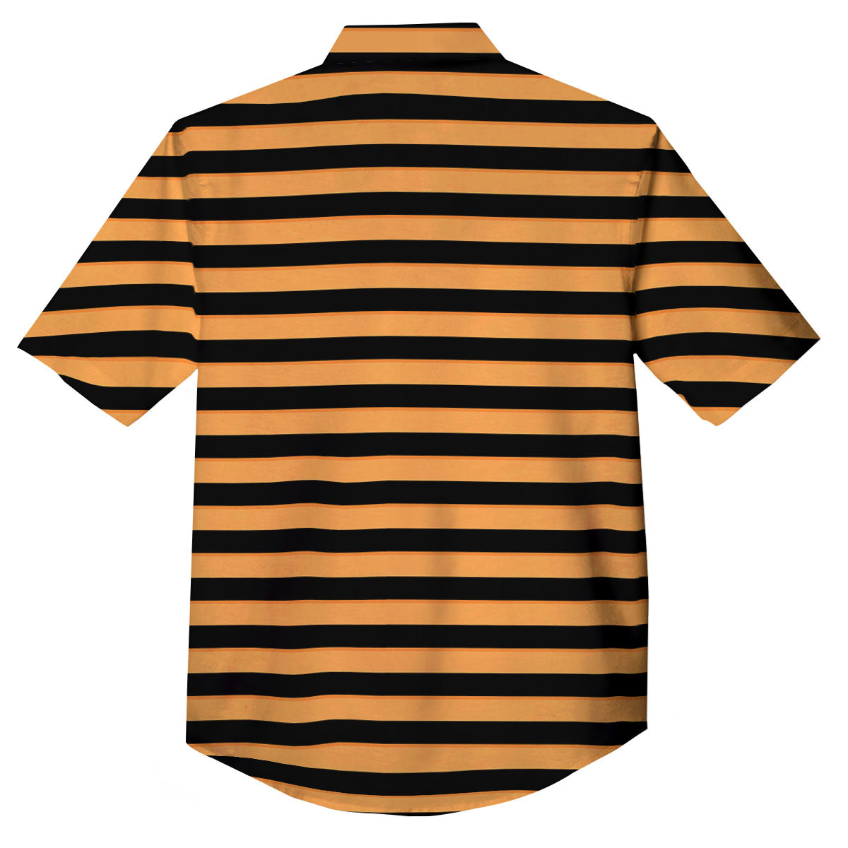 Line Halloween Print Pattern Button Up Shirt-grizzshop