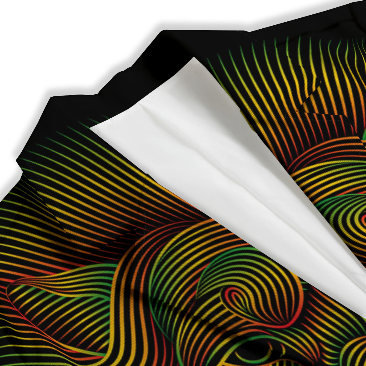 Lion Rasta Print Women's Blazer-grizzshop