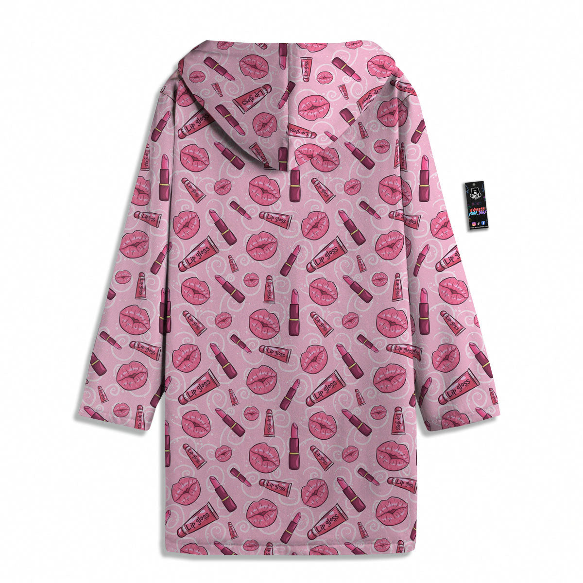 Lips Funky Kiss Print Pattern Men's Windbreaker Jacket-grizzshop