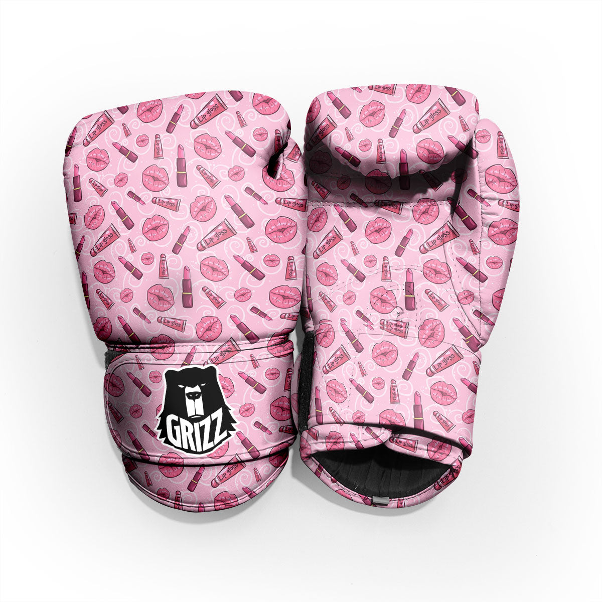 Lips Funky Kiss Print Pattern Pro Boxing Glove