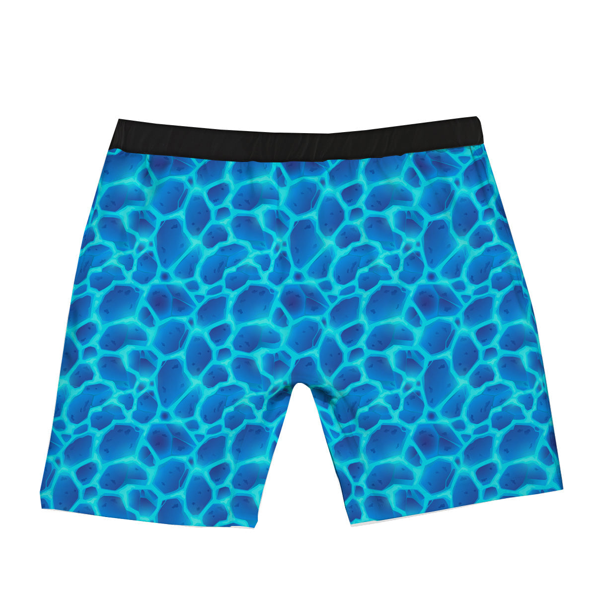 Liquid Lava Ice Blue Print Pattern Boxer Briefs-grizzshop