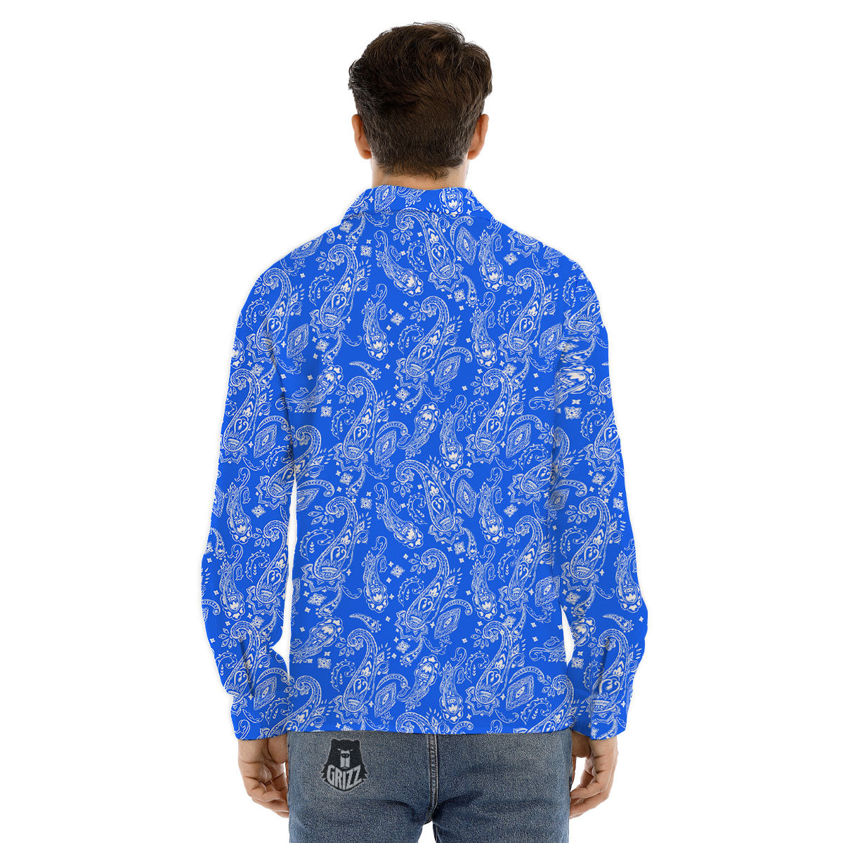 Liquid Lava Red Print Pattern Men's Dress Shirts-grizzshop