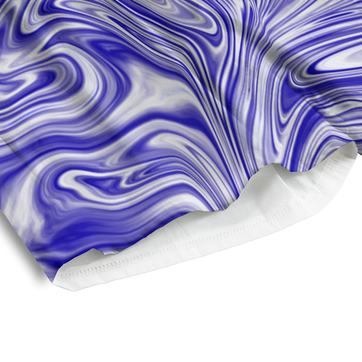 Liquid Psychedelic Print Pattern Men's Athletic Shorts