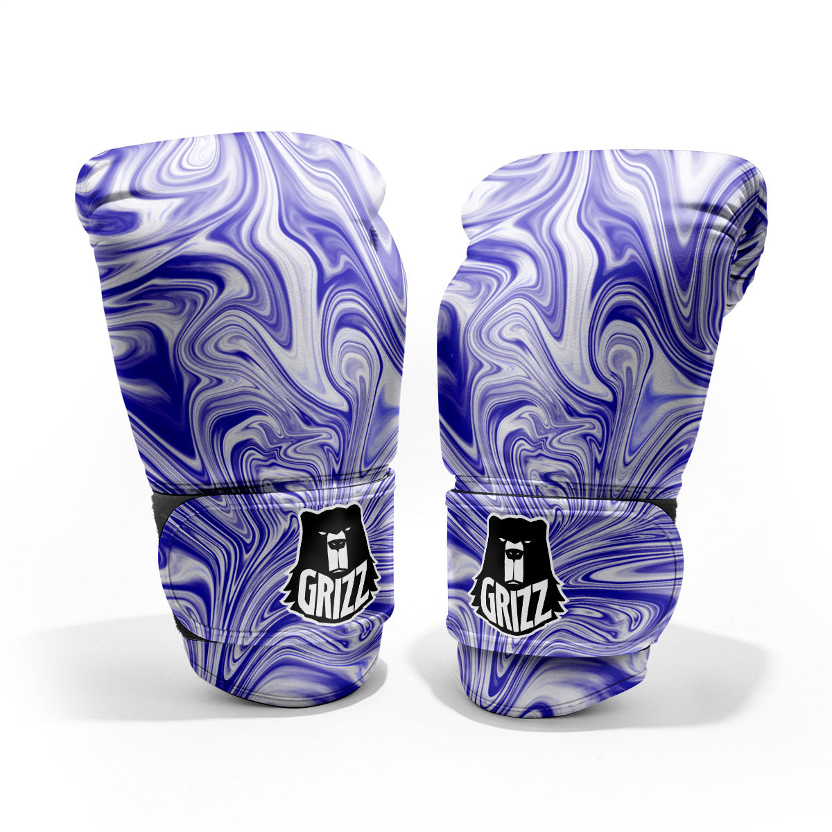Liquid Psychedelic Print Pattern Pro Boxing Glove