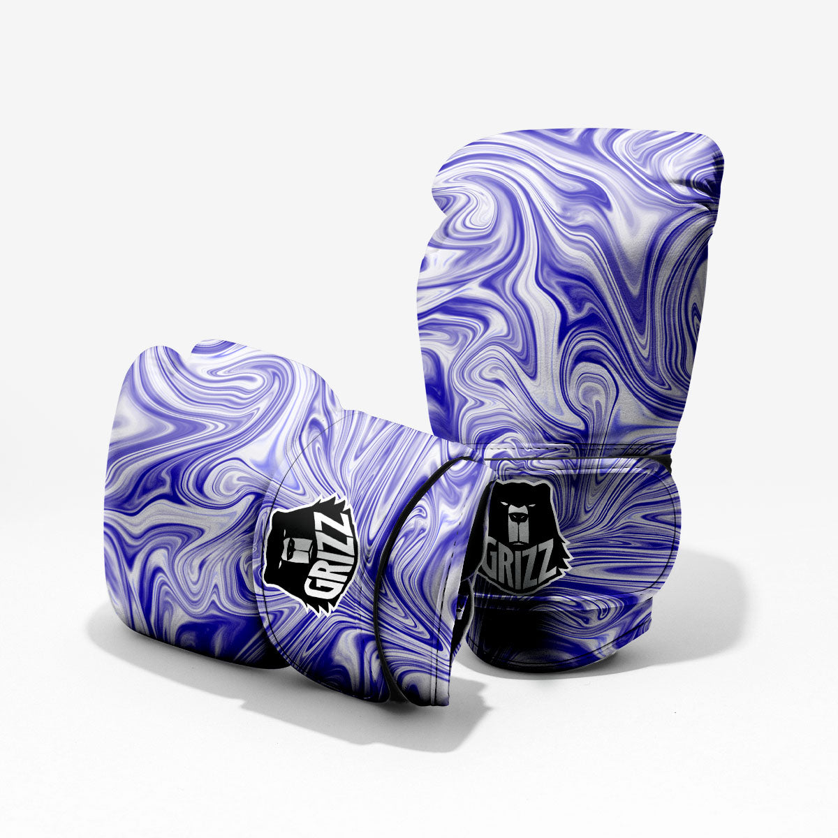 Liquid Psychedelic Print Pattern Pro Boxing Glove