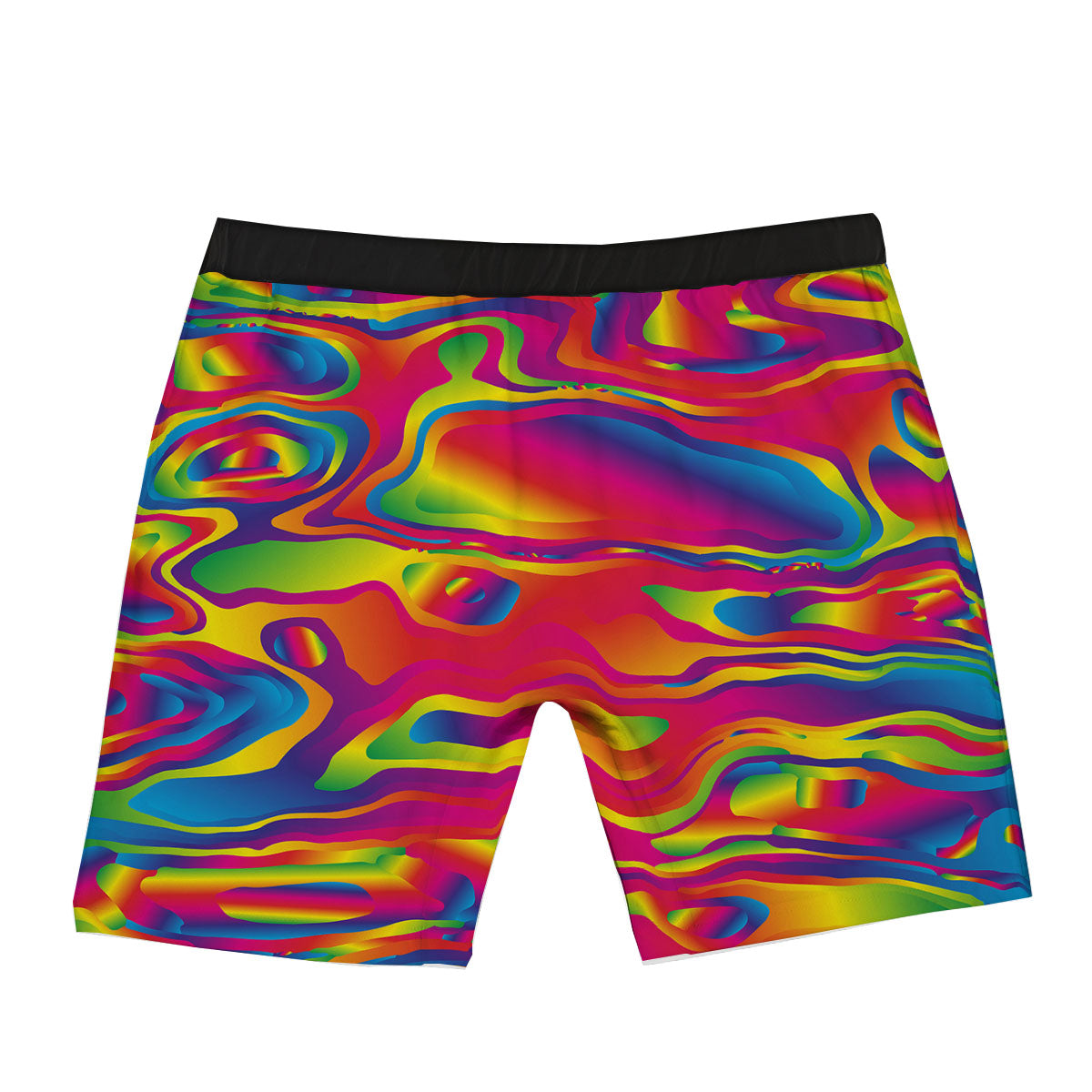 Liquid Trippy Abstract Colorful Print Boxer Briefs-grizzshop