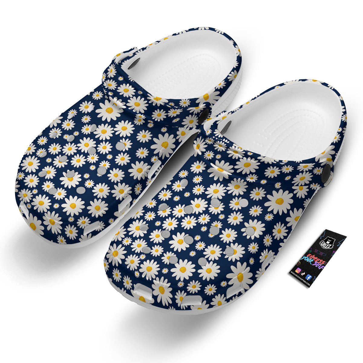 Little Daisy Daisy Print Clog-grizzshop