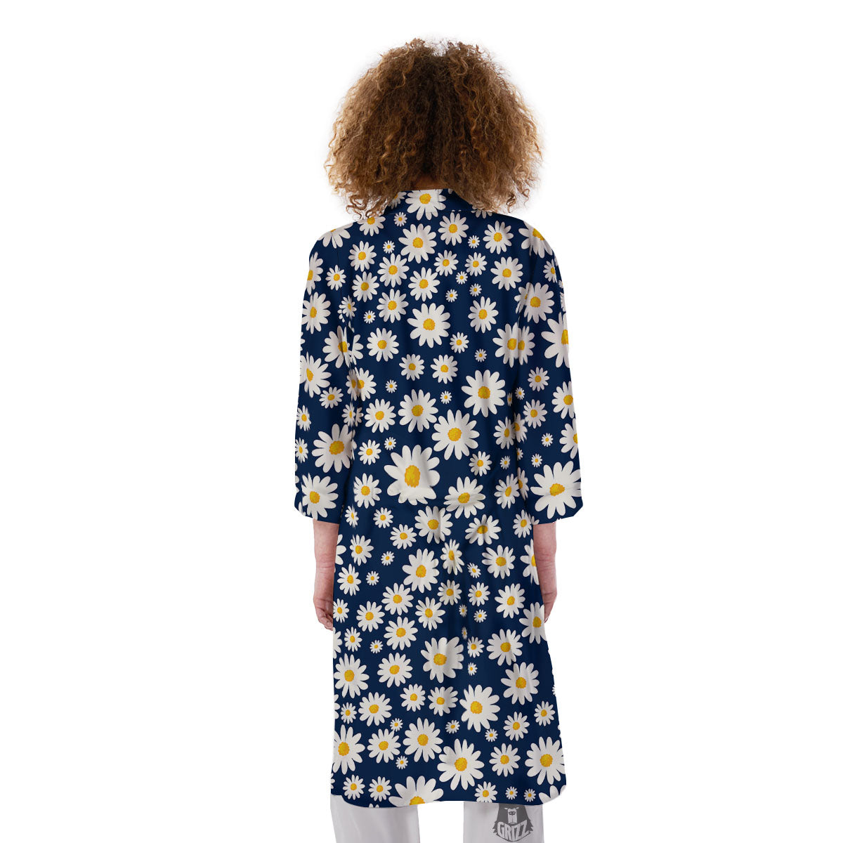 Little Daisy Daisy Print Kimono-grizzshop