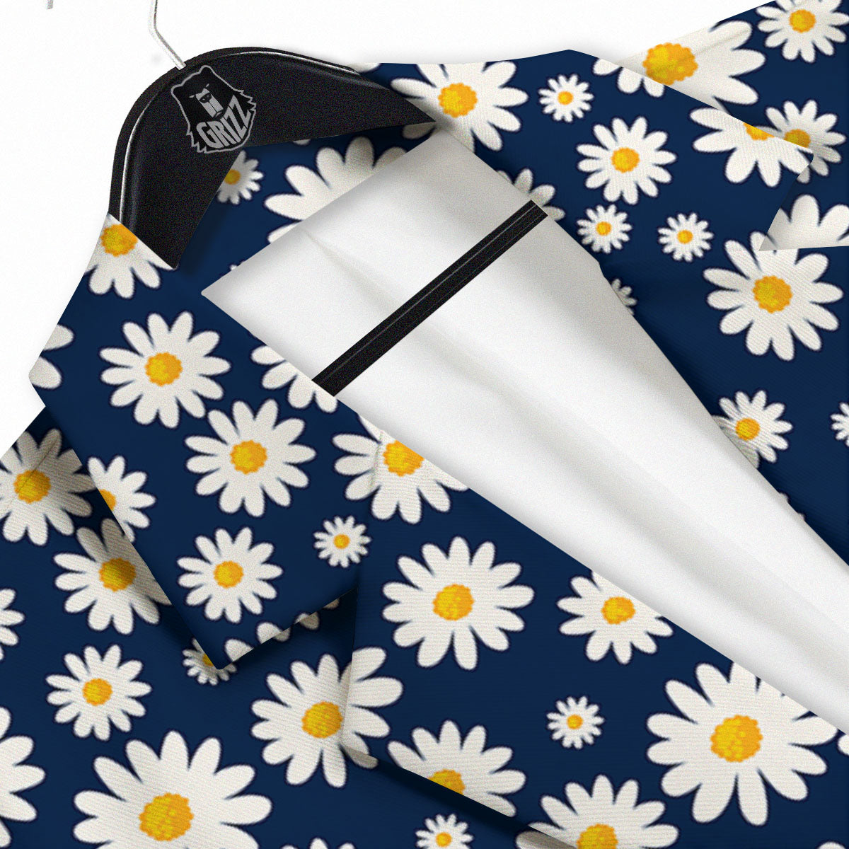 Little Daisy Daisy Print Men's Sport Coat-grizzshop