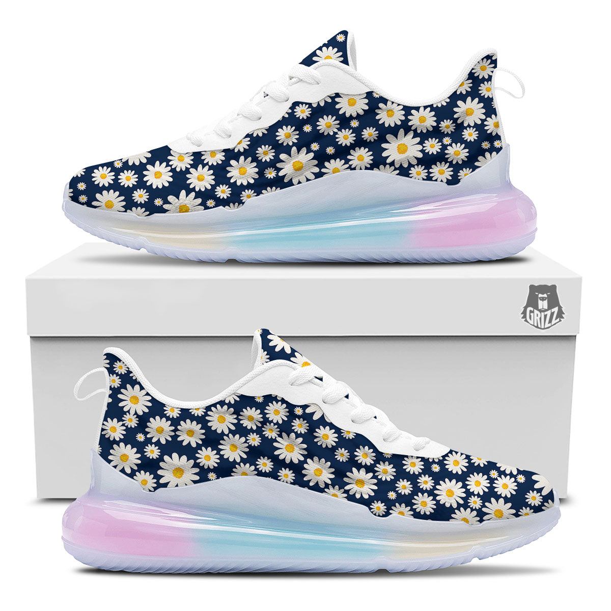 Little Daisy Daisy Print Running Sneakers-grizzshop