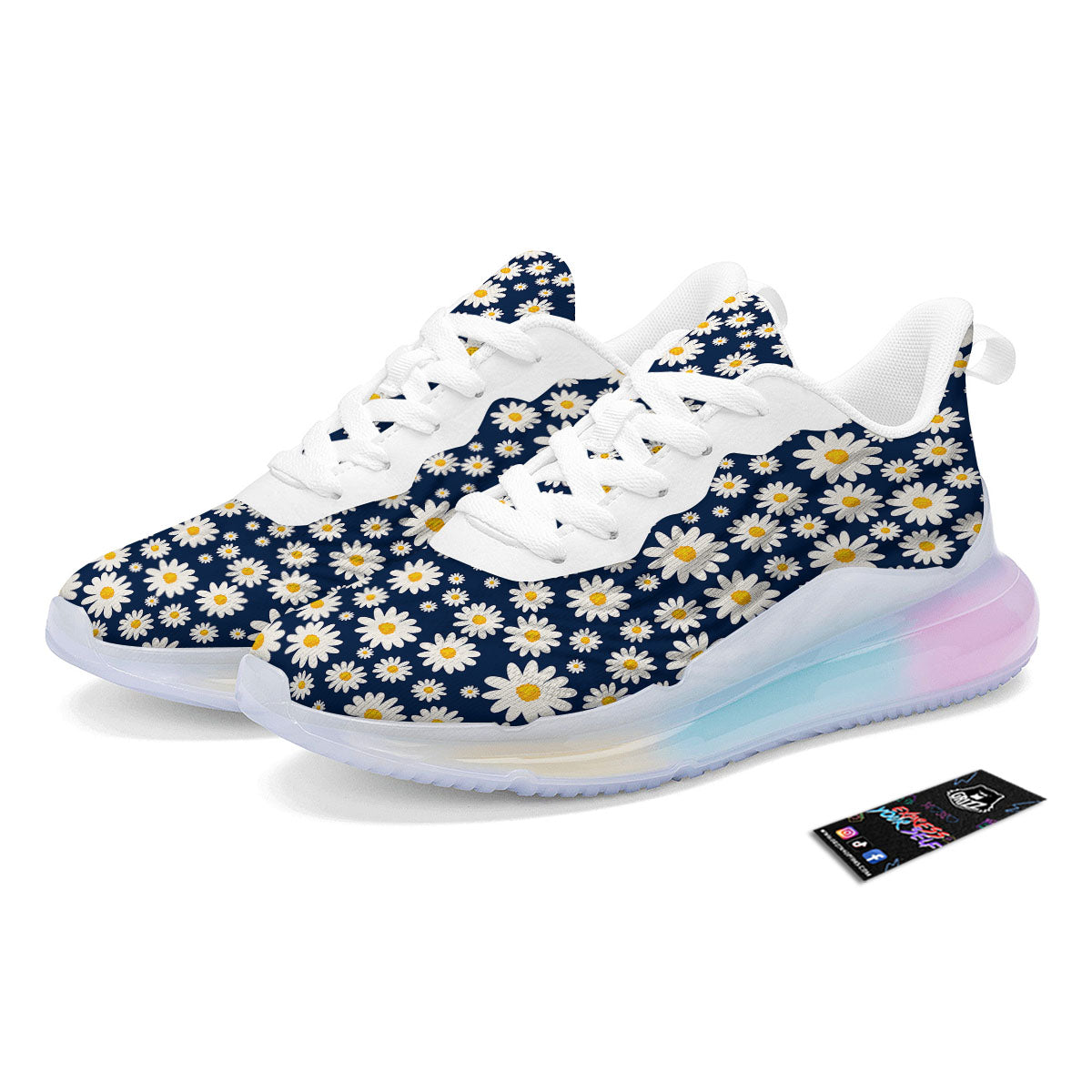 Little Daisy Daisy Print Running Sneakers-grizzshop