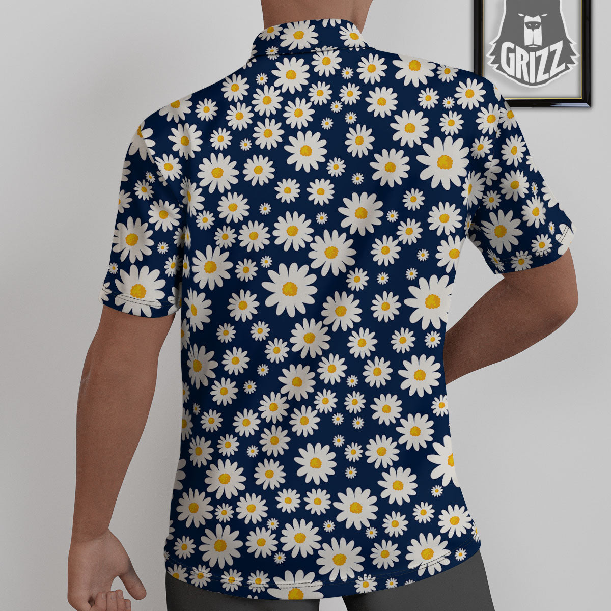 Little Daisy Daisy Print Untucked Shirts-grizzshop
