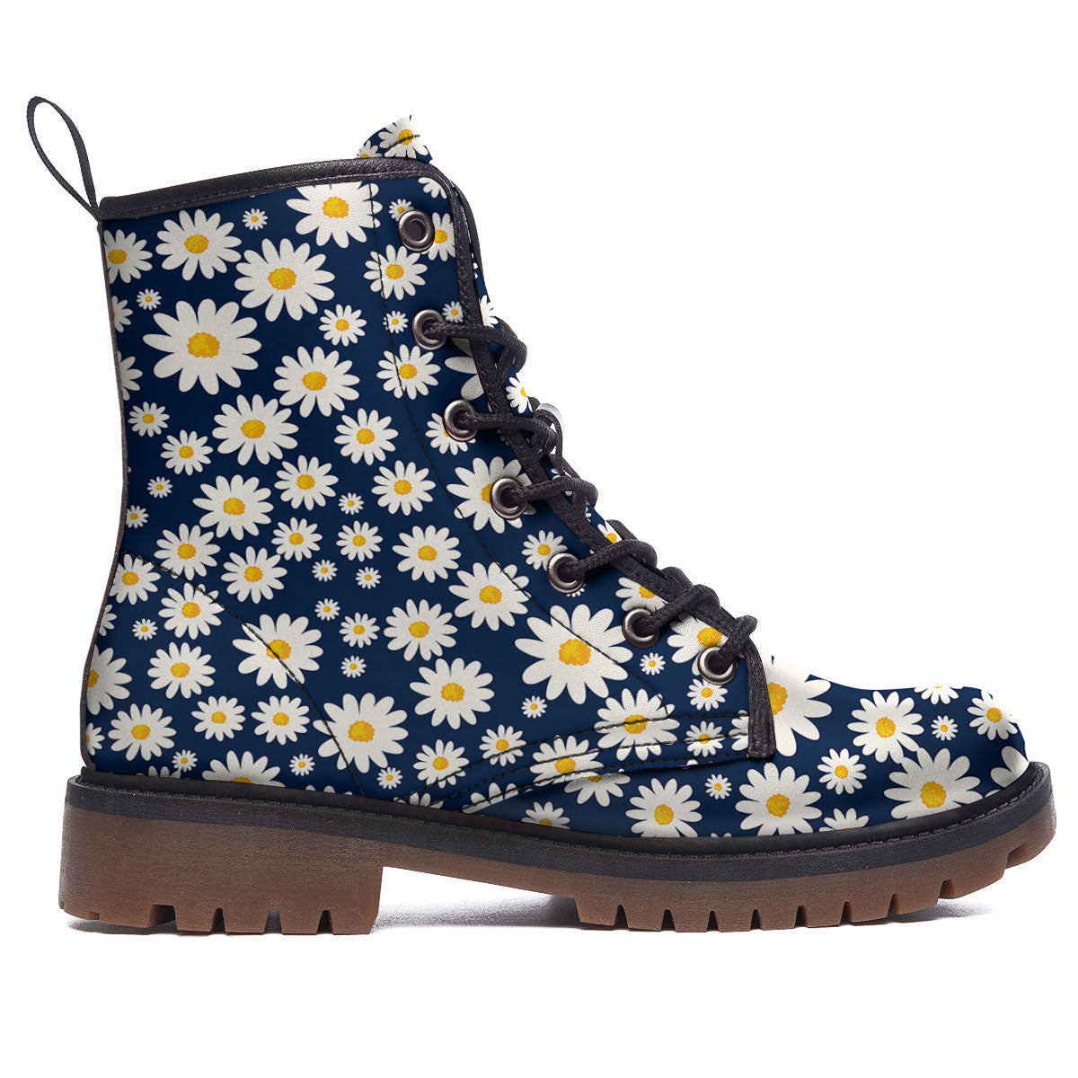 Little Daisy Daisy Print Work Boots-grizzshop