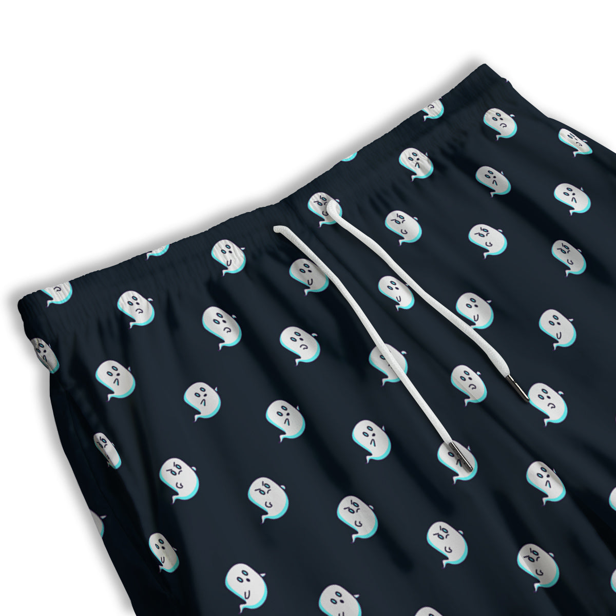 Oak Maple Print Pattern Men's Athletic Shorts