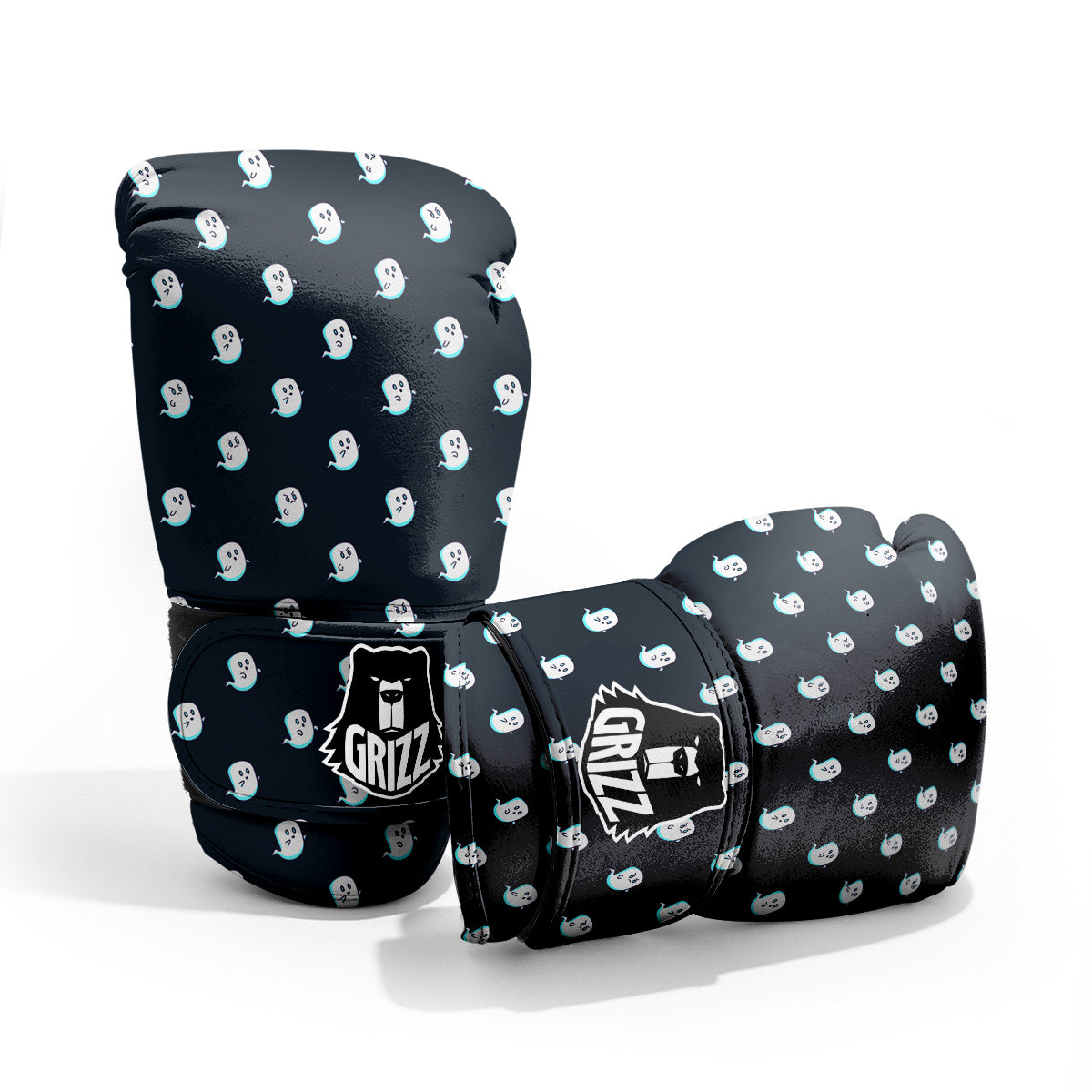 Little Ghost Cute Print Pattern Pro Boxing Glove