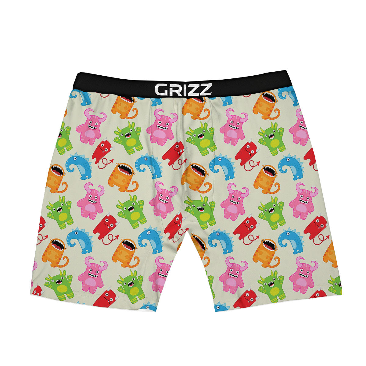 Little Monster Print Pattern Boxer Briefs-grizzshop