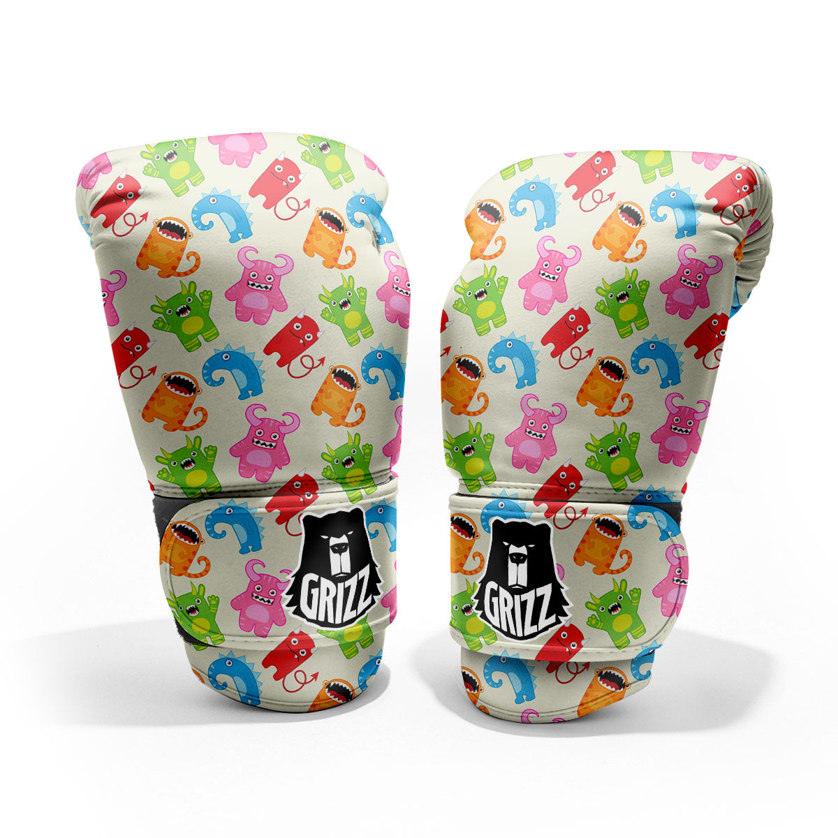 Little Monster Print Pattern Pro Boxing Glove