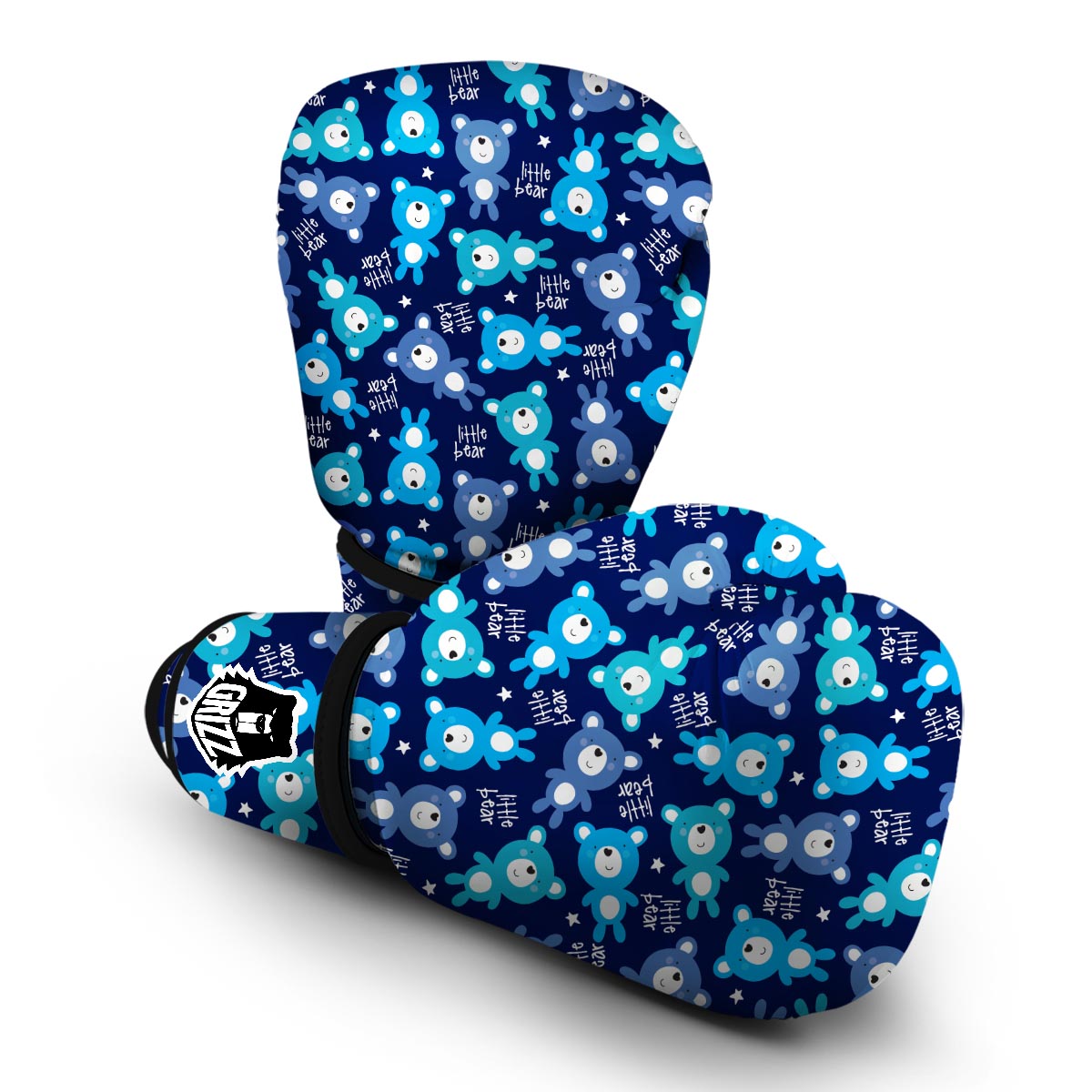 Little Teddy Bear Pattern Print Boxing Gloves-grizzshop
