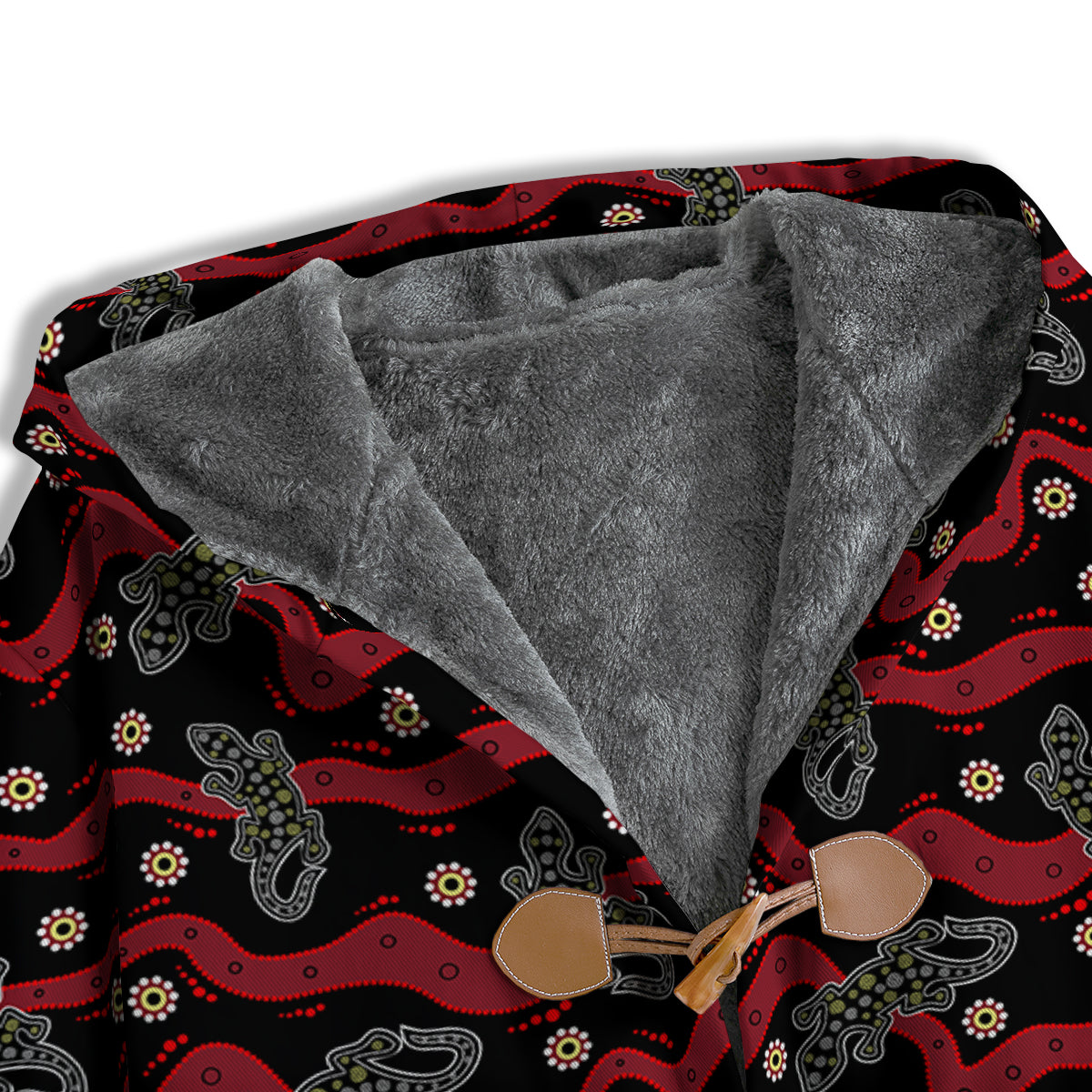 Lizard Aboriginal Print Pattern Men's Windbreaker Jacket-grizzshop
