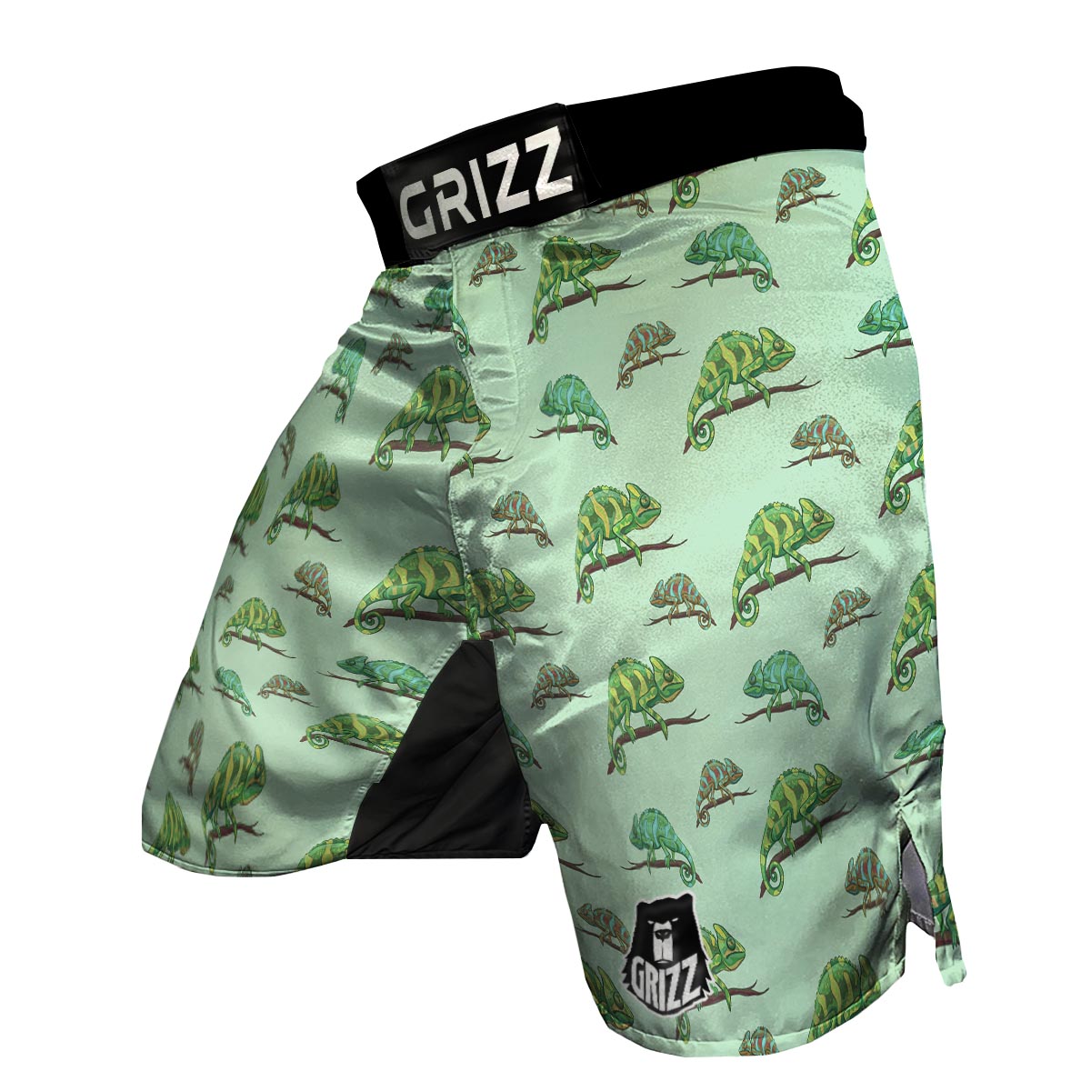 Lizard Print Pattern MMA Shorts-grizzshop