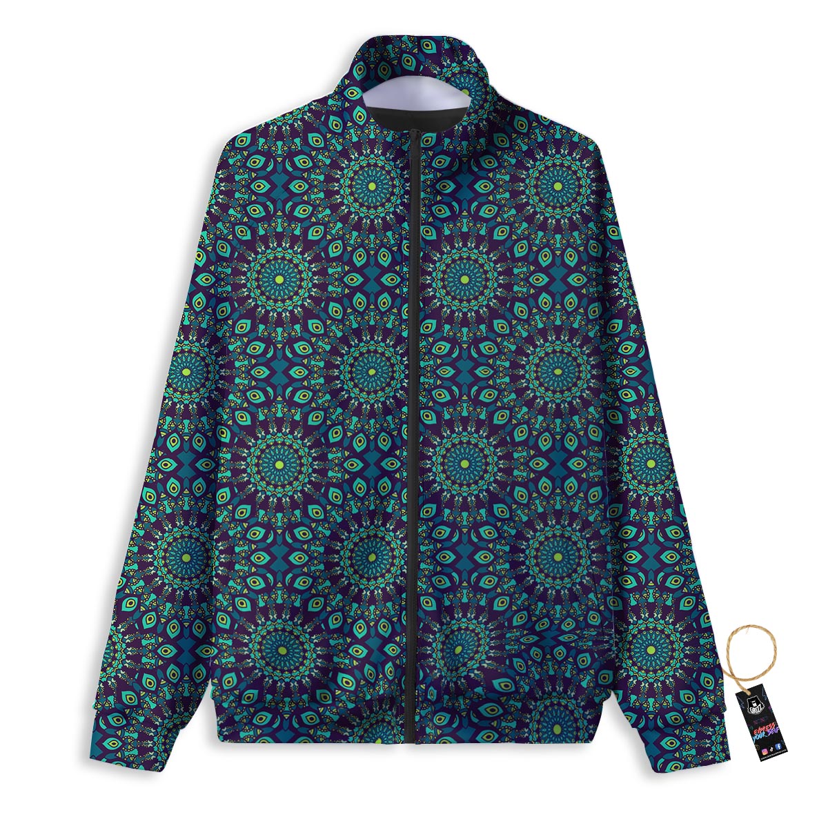 Lollipop Candy Pink Print Pattern Track Jacket-grizzshop