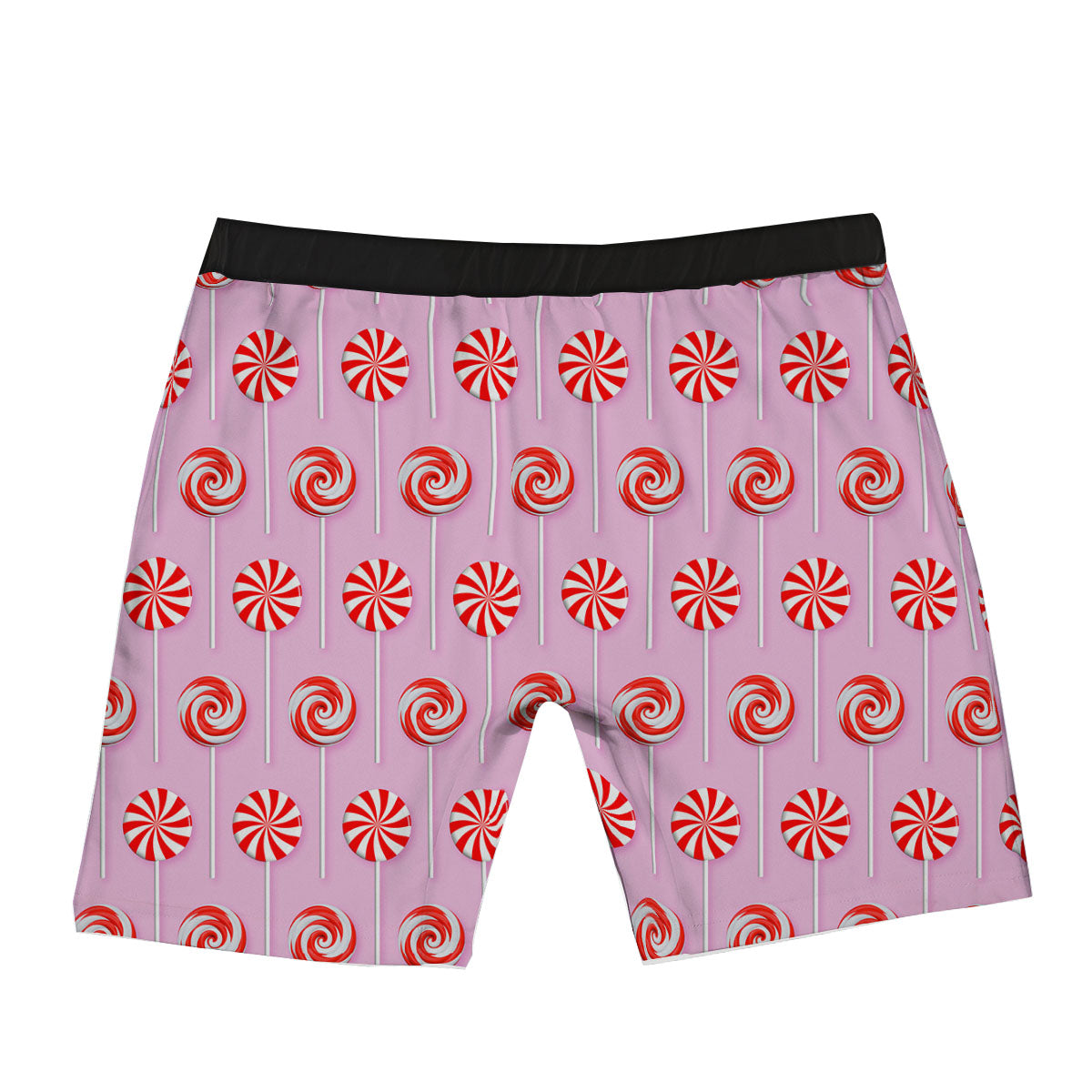 Lollipop Candy Red Print Pattern Boxer Briefs-grizzshop