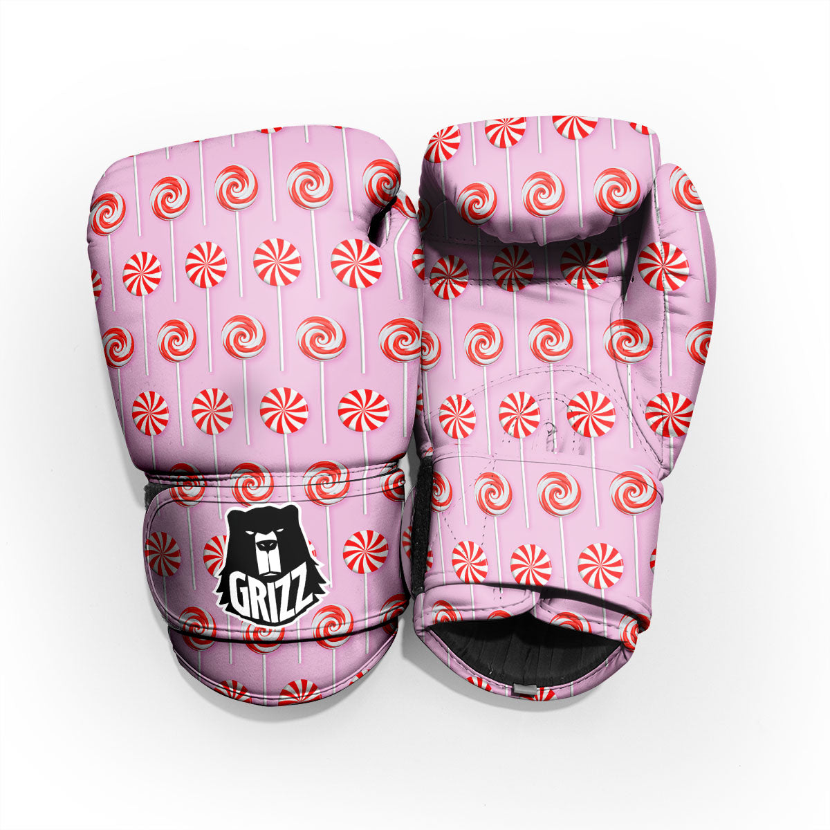Lollipop Candy Red Print Pattern Pro Boxing Glove