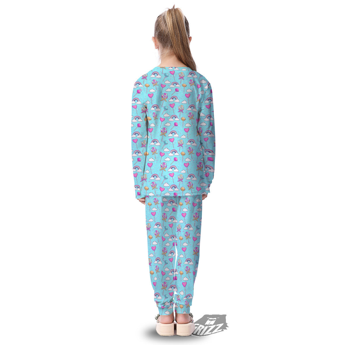 Lollipop Cute Print Pattern Kid's Pajamas-grizzshop