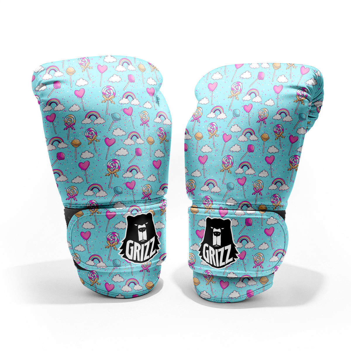 Lollipop Cute Print Pattern Pro Boxing Glove