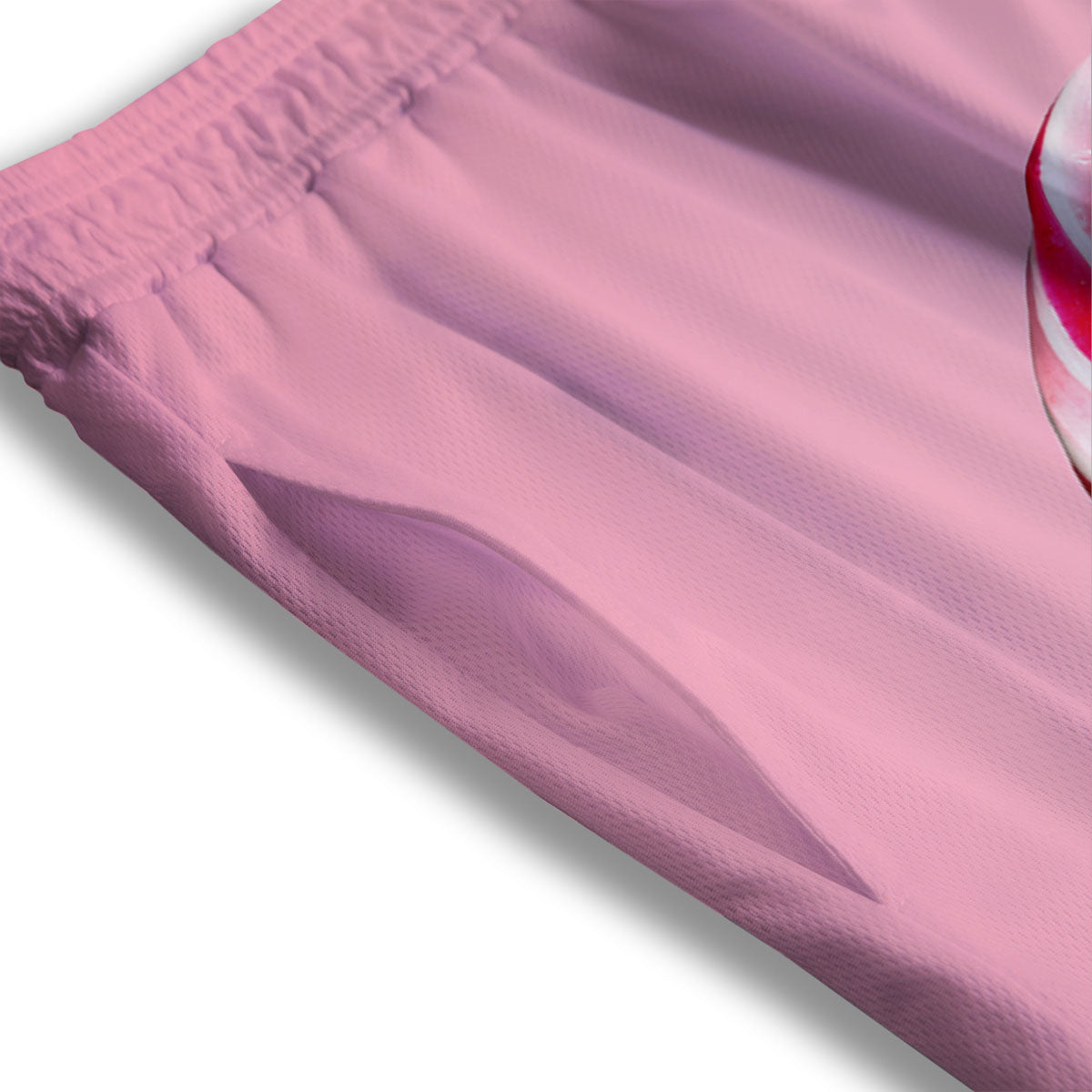 Lollipop Retro Print Mesh Shorts
