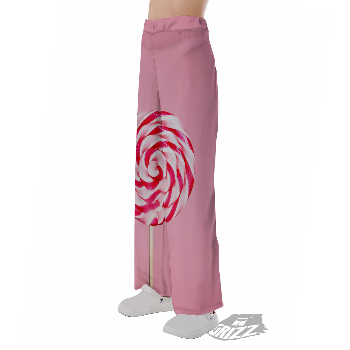 Lollipop Retro Print Pajama Pants-grizzshop